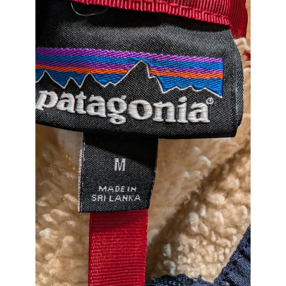 Patagonia Retro Pile Pullover 1/4 Zip Fleece El Cap Khaki Mens Medium 22811